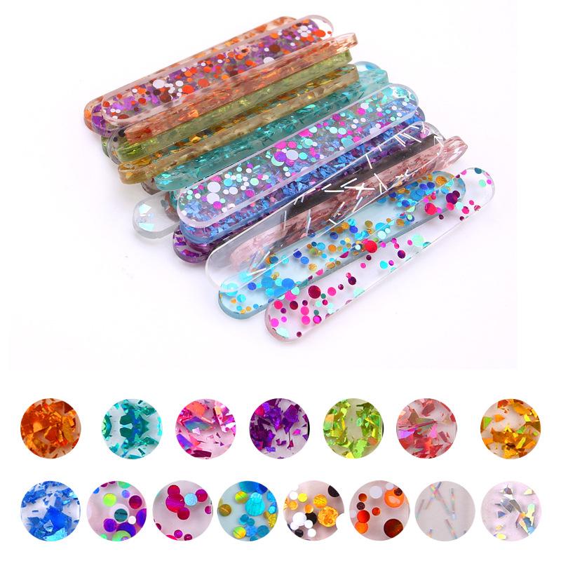 10pcs Food Grade Acrylic Ice Cream Sequin Sticks New Summer Homemade Popsicle Accessories Reusable Creative Kitchen Model Stick
10pcs Food Grade Acrylic Ice Cream Sequin Sticks New Summer Homemade Popsicle Accessories Reusable Creative Kitchen Model Stick