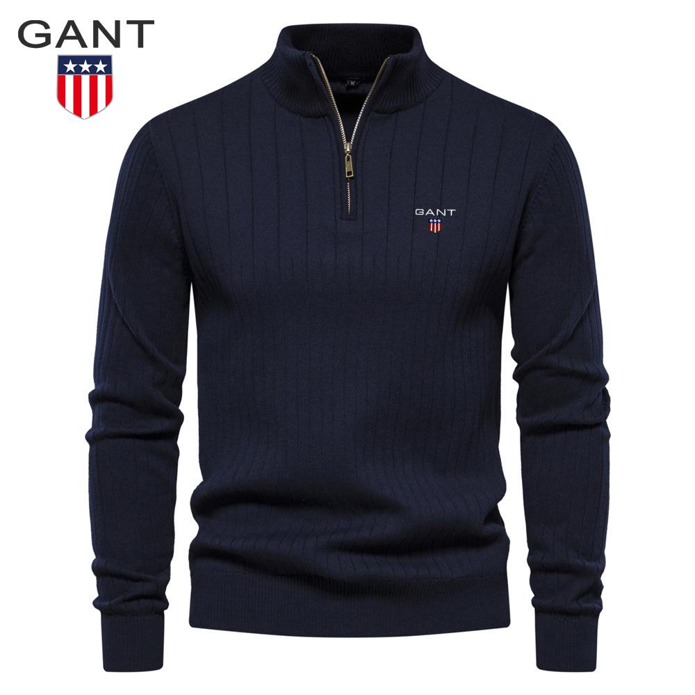 GANT Embroidered Stand Up Collar Cotton Men s Sweater Casual Half Zipper Solid Color Pullover High-quality Men s Knitted Sweater XXL
GANT Embroidered Stand Up Collar Cotton Men s Sweater Casual Half Zipper Solid Color Pullover High-quality Men s Knitted Sweater XXL