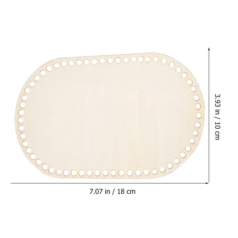 2Pcs Practical Wooden Handicraft Base Convenient Bag Base Decorative Crochet Weaving Bottom Board for DIY Knitting
2Pcs Practical Wooden Handicraft Base Convenient Bag Base Decorative Crochet Weaving Bottom Board for DIY Knitting