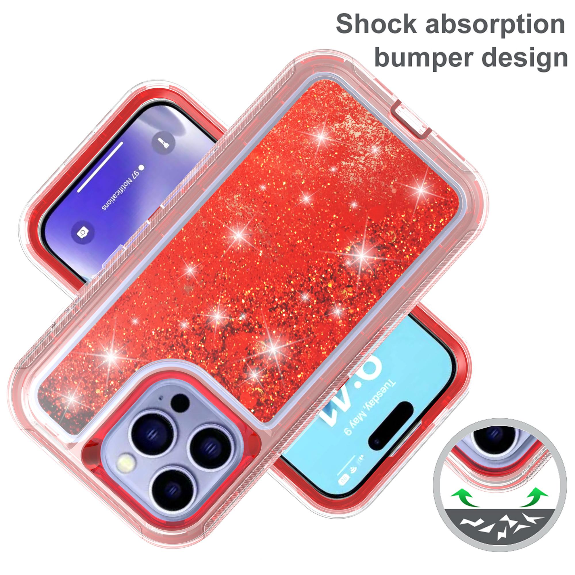 For iPhone 15 Pro Max Case Shockproof Detachable 2 In 1 TPU+PC Quicksand Phone Cover Pink
For iPhone 15 Pro Max Case Shockproof Detachable 2 In 1 TPU+PC Quicksand Phone Cover Pink