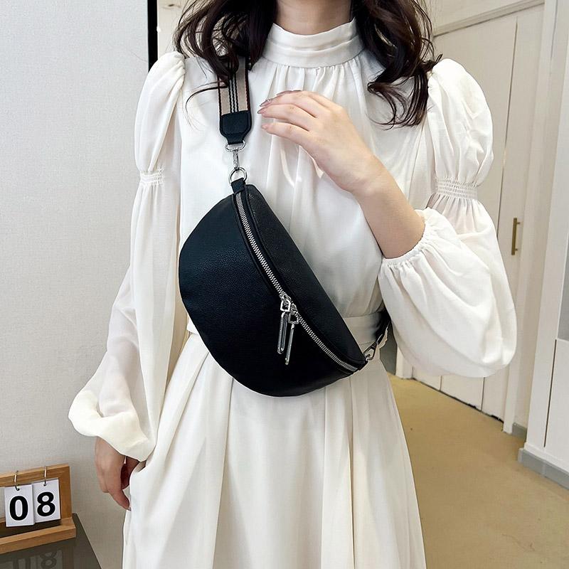 2024 Solid color Soft Leather Fanny Packs For Women Fashion Waist Bag Female Waist Pack Lady Wide Strap Shoulder Crossbody Chest Bags
2024 Solid color Soft Leather Fanny Packs For Women Fashion Waist Bag Female Waist Pack Lady Wide Strap Shoulder Crossbody Chest Bags