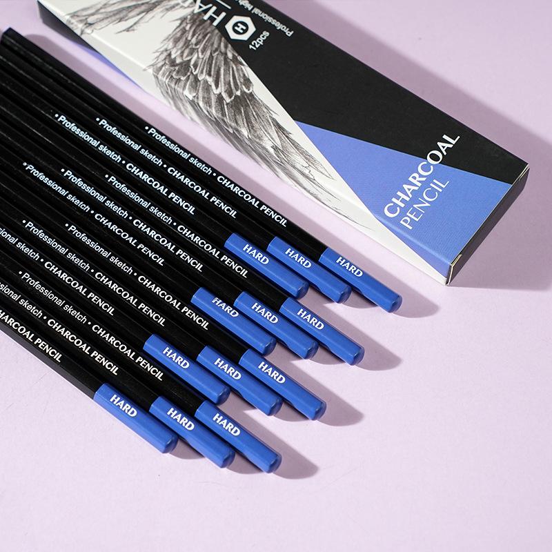 Premium Charcoal Pencils Set - Soft, Medium, Hard Varieties for Sketching & Drawing Hard Charcoal H (12 unbreakable pieces) деревне вугілля
Premium Charcoal Pencils Set - Soft, Medium, Hard Varieties for Sketching & Drawing Hard Charcoal H (12 unbreakable pieces) деревне вугілля