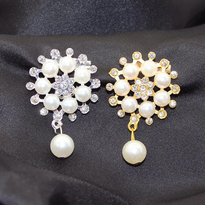 Engood 50Pcs 30mm Pearl Flower Brooch Pin For Women Rhinestone Lapel Scarf Broches Broochs Sewing Trim & Embellishments Craft
Engood 50Pcs 30mm Pearl Flower Brooch Pin For Women Rhinestone Lapel Scarf Broches Broochs Sewing Trim & Embellishments Craft