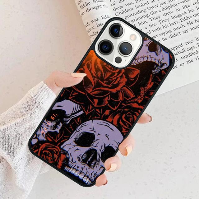 Gothic Fashion Skull Phone Case For iPhone 17 Air 15 16 Cover 11 13 14 Pro Max 12 Plus Max Fundas Coque iPhone 11pro max
Gothic Fashion Skull Phone Case For iPhone 17 Air 15 16 Cover 11 13 14 Pro Max 12 Plus Max Fundas Coque iPhone 11pro max