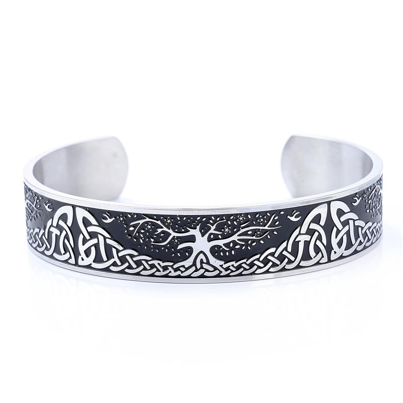 Vikings Christmas Tree Bracelet 316L Stainless Steel Biker Punk Polish Mat Design Viking Style Bangle
Vikings Christmas Tree Bracelet 316L Stainless Steel Biker Punk Polish Mat Design Viking Style Bangle