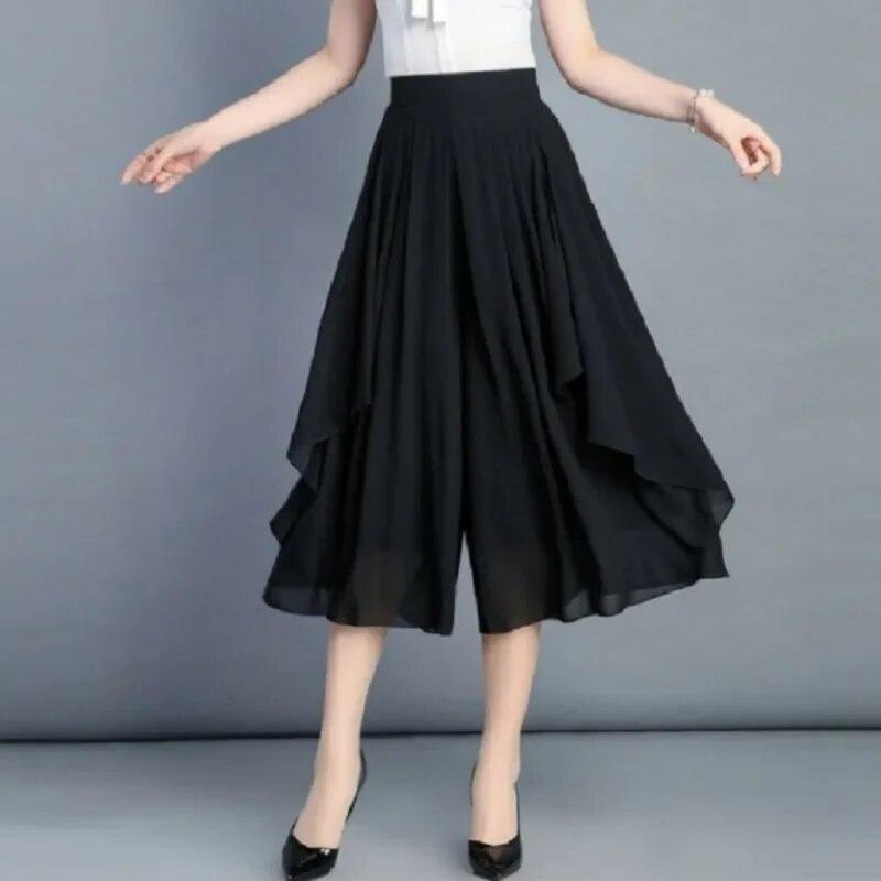 Women s Summer Casual Seven-minute Pants Slim High-waisted Wide-legged Pants 5XL чорний
Women s Summer Casual Seven-minute Pants Slim High-waisted Wide-legged Pants 5XL чорний