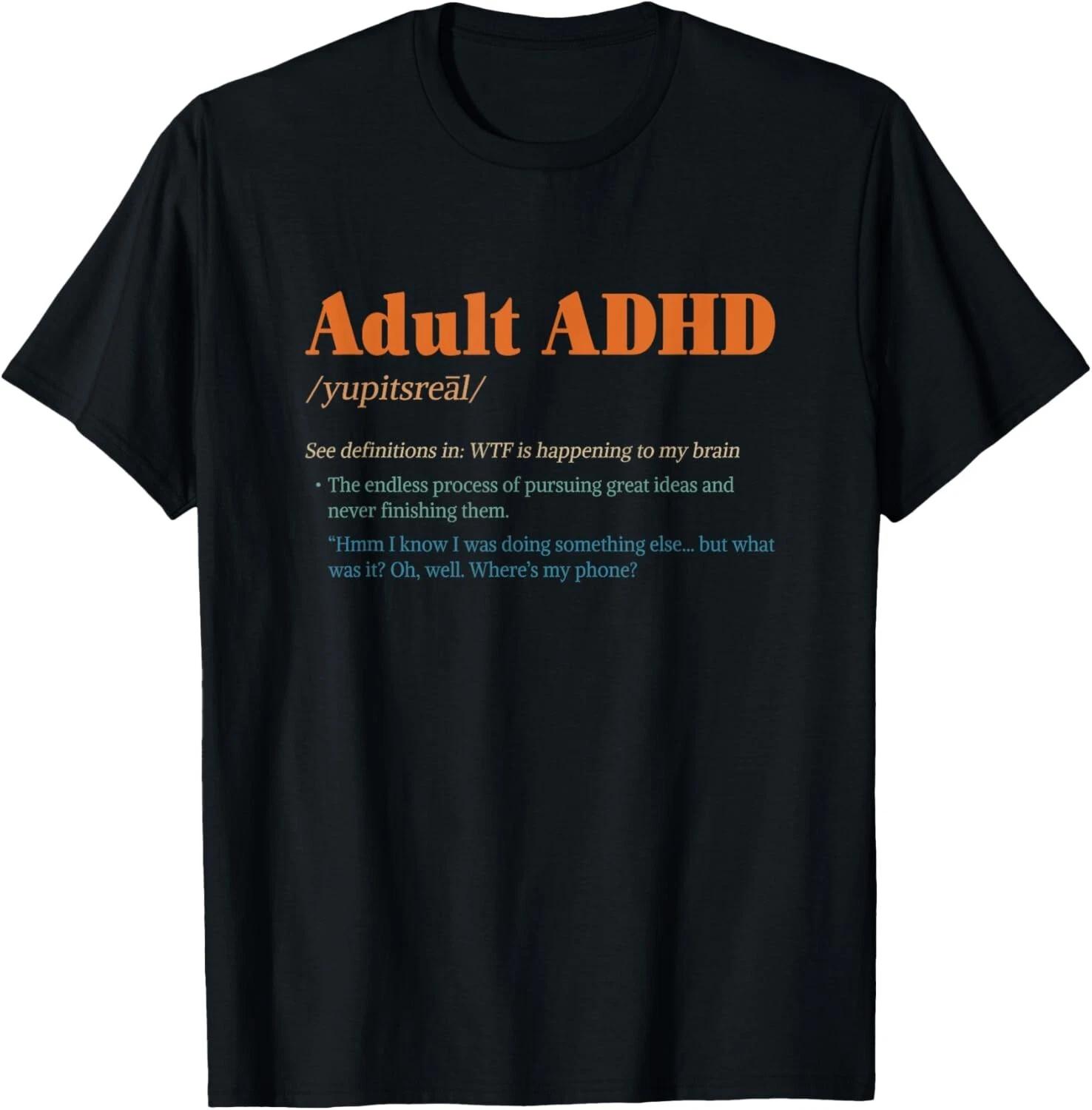Adult ADHD Definition Funny ADHD Awareness Neurodiversity Gift Unisex T-Shirt 3XL
Adult ADHD Definition Funny ADHD Awareness Neurodiversity Gift Unisex T-Shirt 3XL