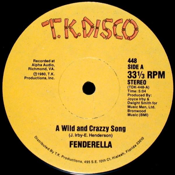 12inch Record JOYCE FENDERELLA IRBY - A Wild And Crazzy Song 448 T.K. Disco 1980 US Dance & Electronica Used
12inch Record JOYCE FENDERELLA IRBY - A Wild And Crazzy Song 448 T.K. Disco 1980 US Dance & Electronica Used