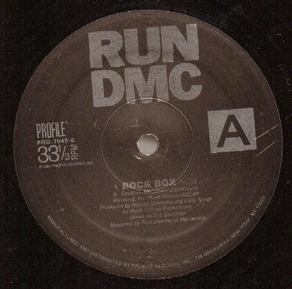 12inch Record RUN-DMC - Rock Box PRO70450 Profile Records 1995 US Rap & Hip-Hop/R&B Used
12inch Record RUN-DMC - Rock Box PRO70450 Profile Records 1995 US Rap & Hip-Hop/R&B Used