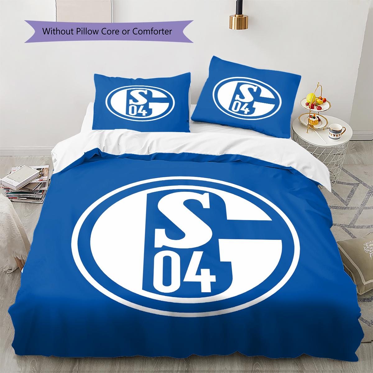 FC Schalke 04 Pattern Bedding,Quilt Set Quilt Cover Pillowcase Home Birthday Gift (1 * duvet cover + 2 * pillowcase, without core) 135x200cm
FC Schalke 04 Pattern Bedding,Quilt Set Quilt Cover Pillowcase Home Birthday Gift (1 * duvet cover + 2 * pillowcase, without core) 135x200cm