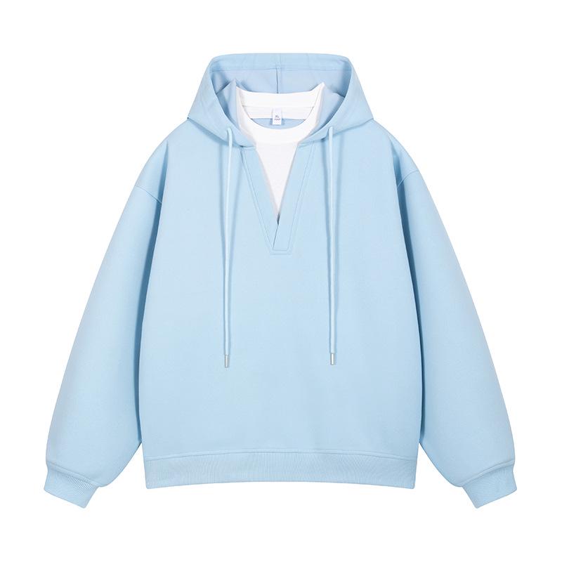 2025 Retro Loose Fit Two-Piece Hoodie with Hood - Unisex Spring Outerwear, Free Shipping 2XL небо синє кольору
2025 Retro Loose Fit Two-Piece Hoodie with Hood - Unisex Spring Outerwear, Free Shipping 2XL небо синє кольору
