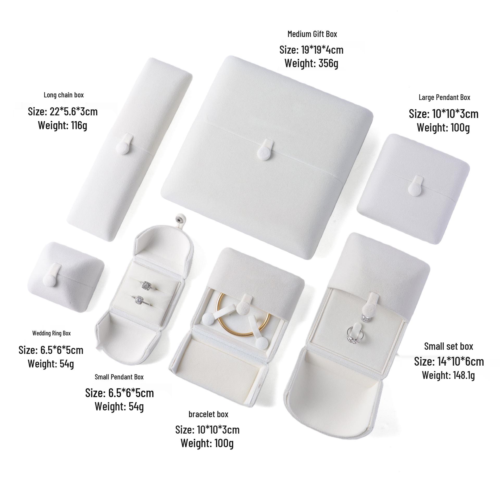 Velvet Jewelry Box with Double Opening for Rings, Earrings, Bracelets, and Necklaces
Velvet Jewelry Box with Double Opening for Rings, Earrings, Bracelets, and Necklaces