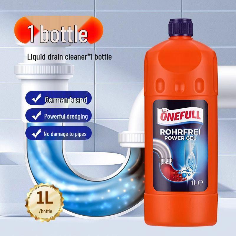 German Drain Unclogger: Powerful Dissolving Solution for Kitchen, Sink, Toilet, and Bathroom Pipes
German Drain Unclogger: Powerful Dissolving Solution for Kitchen, Sink, Toilet, and Bathroom Pipes