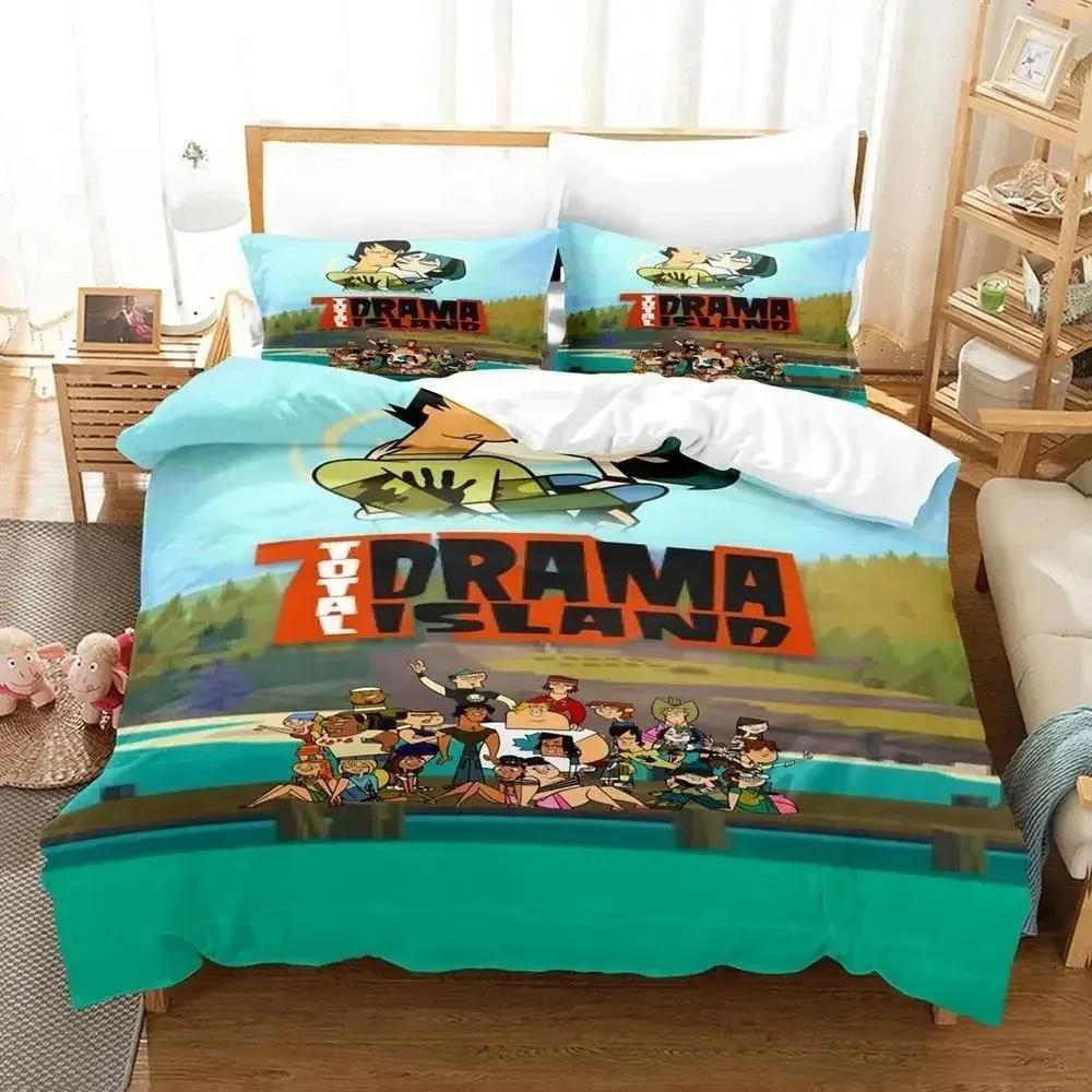 New 3d Print Anime Total Drama Bedding Set Single Twin Full Queen King Size Bed Set Adult Kid Bedroom Cartoons Duvet cover Sets EU Single(135*200cm)3pcs
New 3d Print Anime Total Drama Bedding Set Single Twin Full Queen King Size Bed Set Adult Kid Bedroom Cartoons Duvet cover Sets EU Single(135*200cm)3pcs