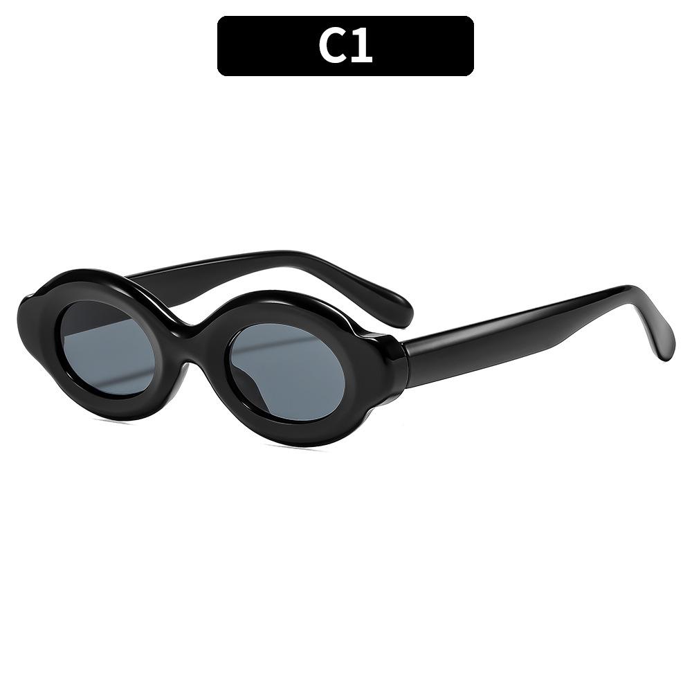 Bubble oval color-blocking sunglasses personality versatile street photography sunglasses trendy catwalk glasses
Bubble oval color-blocking sunglasses personality versatile street photography sunglasses trendy catwalk glasses