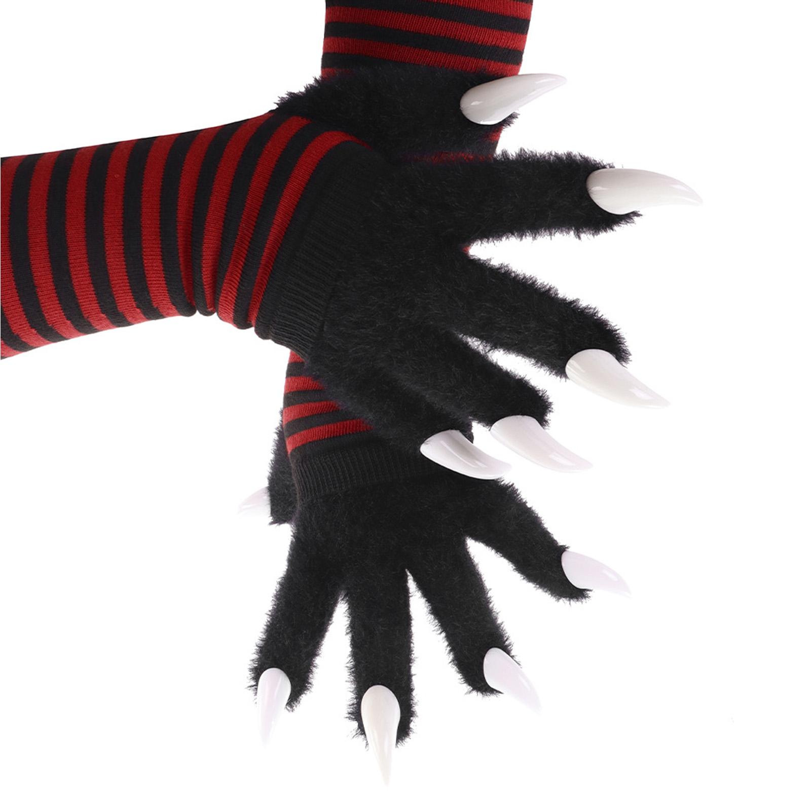Faux Furs Cats Claw Gloves Therians Paws Plush Fursuit Paws Halloween Cosplay Costume Animal Foxes Paws Mitten Women Men 3
Faux Furs Cats Claw Gloves Therians Paws Plush Fursuit Paws Halloween Cosplay Costume Animal Foxes Paws Mitten Women Men 3