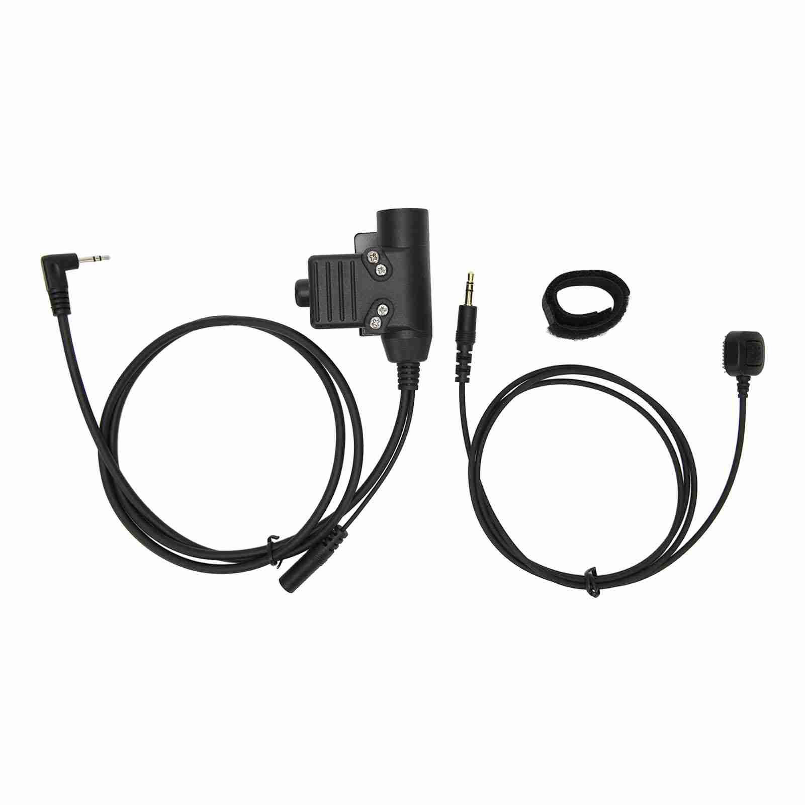 U94+Finger Microphone PTT Plug and Play U94 PTT Adapter for 2.5mm Walkie Talkies Black
U94+Finger Microphone PTT Plug and Play U94 PTT Adapter for 2.5mm Walkie Talkies Black