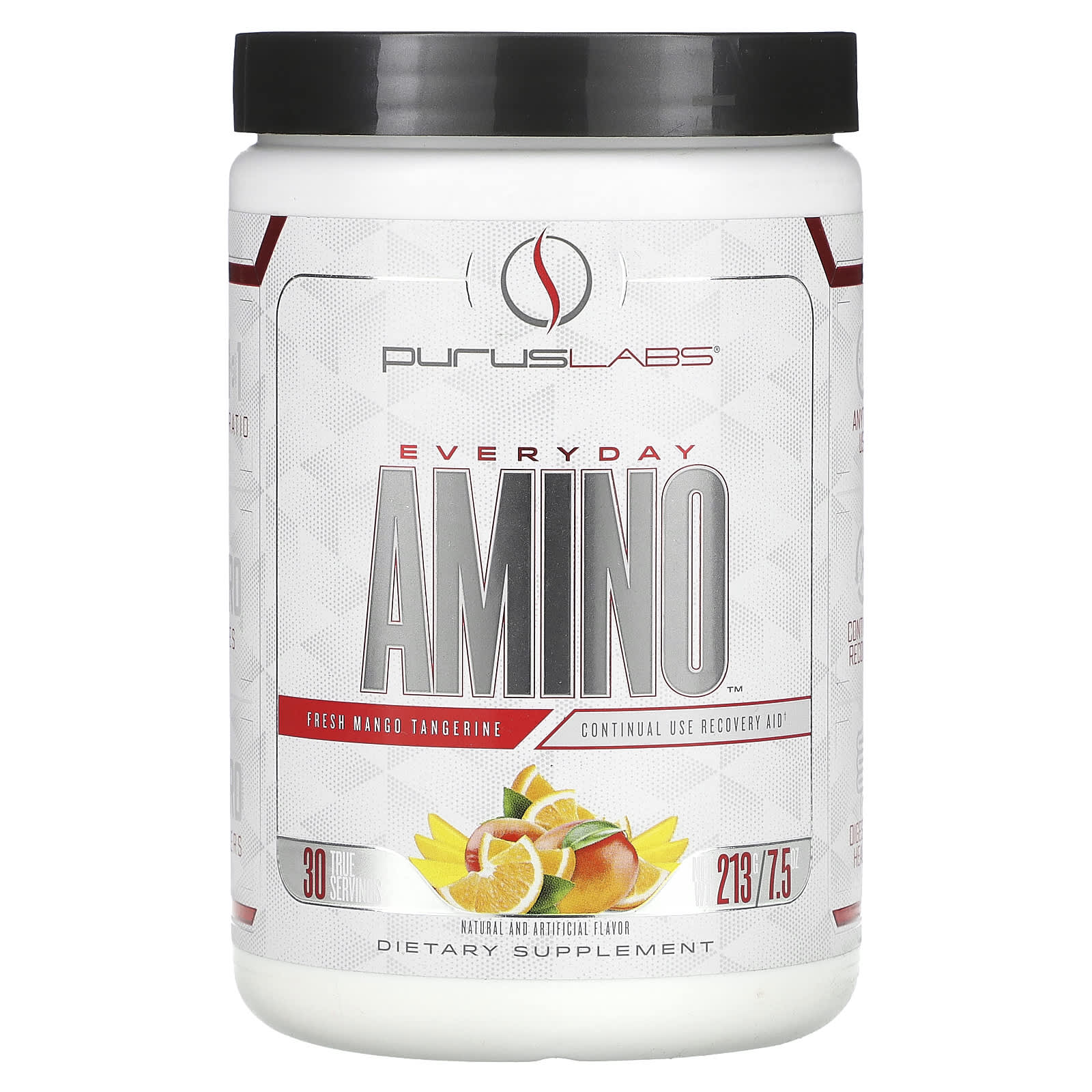 Purus Labs, Everyday Amino, Fresh Mango Tangerine, 7.5 oz (213 g)
Purus Labs, Everyday Amino, Fresh Mango Tangerine, 7.5 oz (213 g)