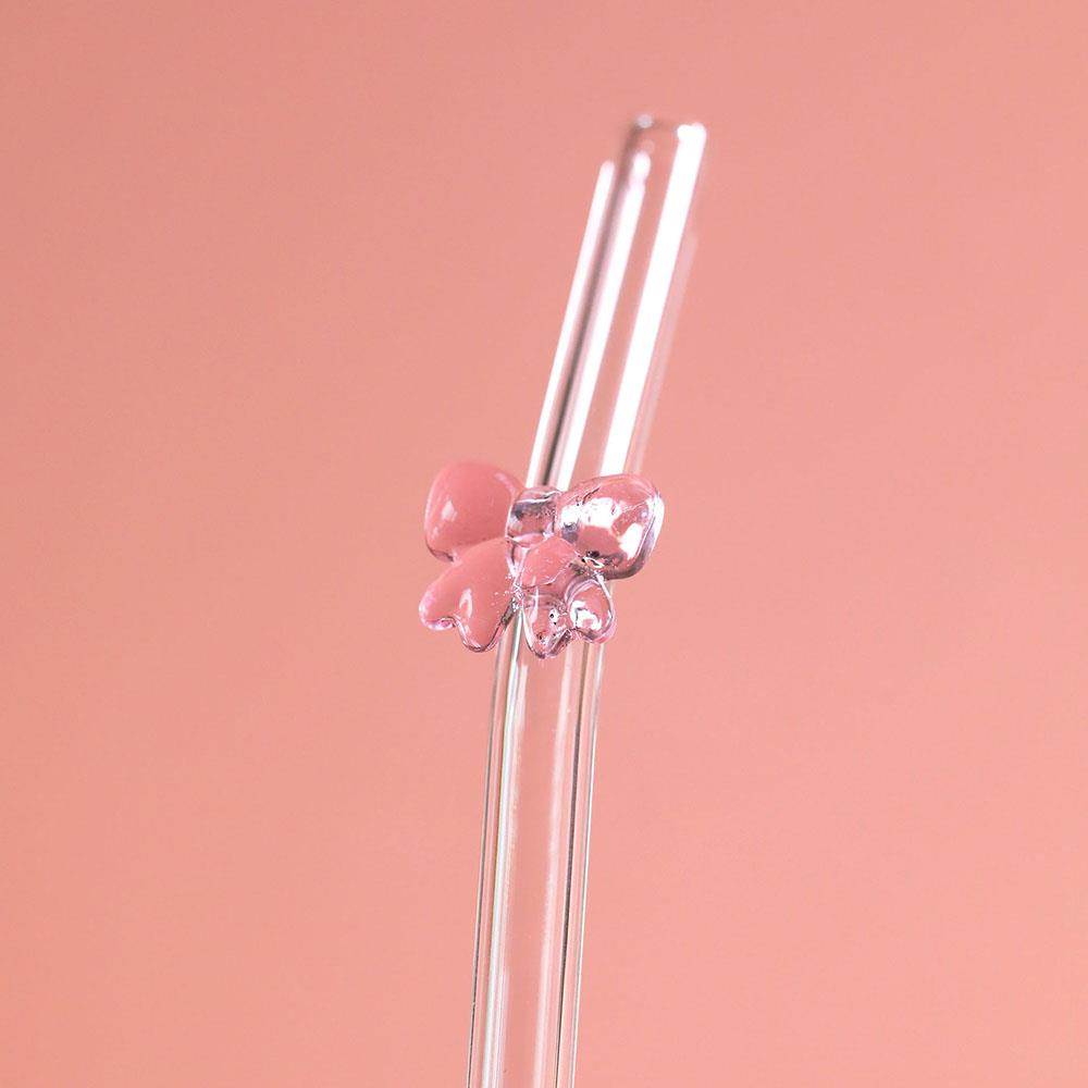 Bow Shaped Glass Straw Cute Mini Bow Long Straw Colorful Butterfly Bow Juices Straws Reusable Heat Resistant Glass Straws рожевий
Bow Shaped Glass Straw Cute Mini Bow Long Straw Colorful Butterfly Bow Juices Straws Reusable Heat Resistant Glass Straws рожевий