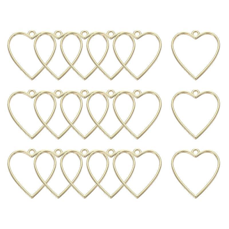 uxcell 36 pieces open bezel heart resin bezel pendant open back bezel metal hollow frame decoration DIY resin craft earring jewelry making golden
uxcell 36 pieces open bezel heart resin bezel pendant open back bezel metal hollow frame decoration DIY resin craft earring jewelry making golden