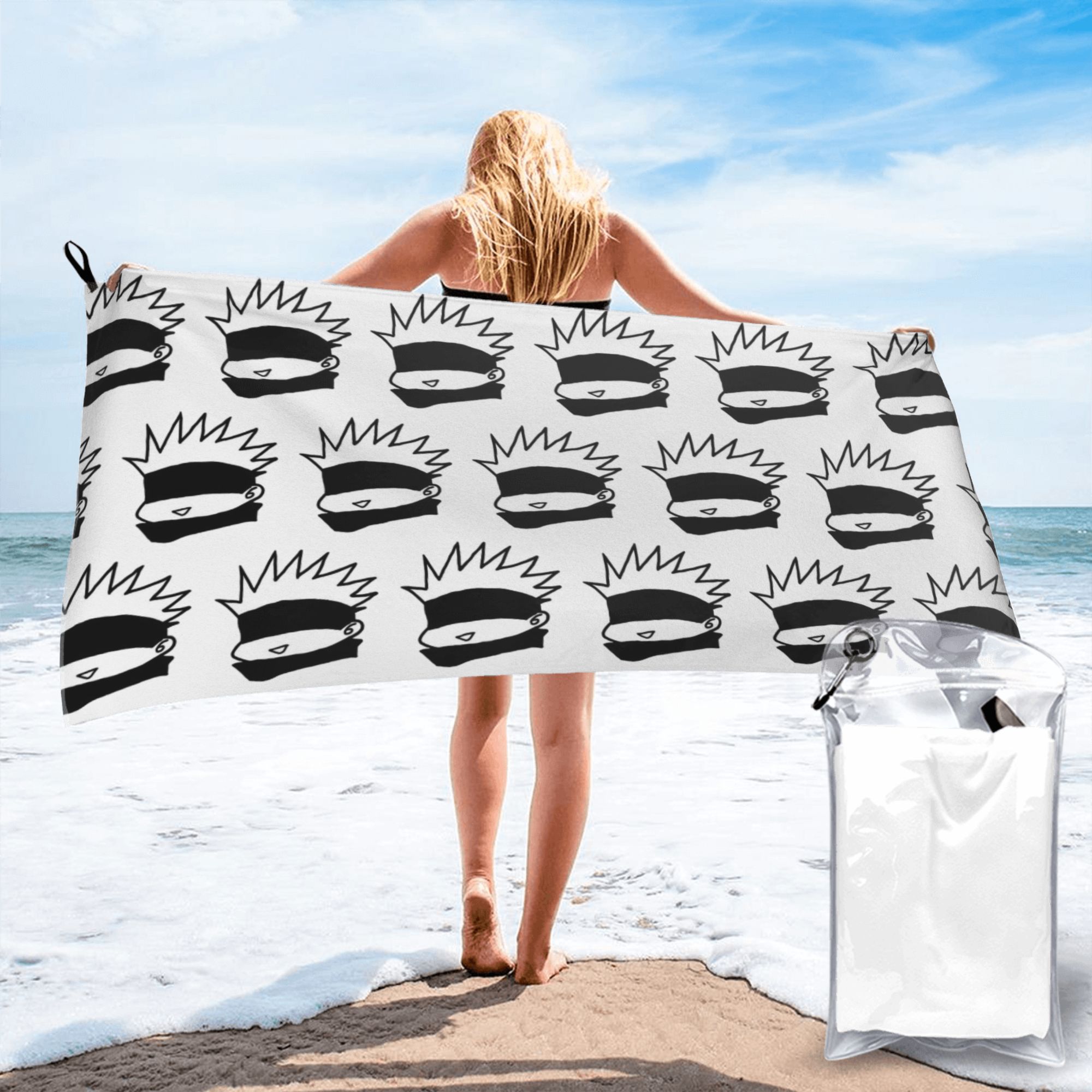 Gojo Manga Kawaii Japanese Anime Beach Towel Soft Microfiber Quick Dry Absorbent Quick Towels For Bath W40*H60(CM)
Gojo Manga Kawaii Japanese Anime Beach Towel Soft Microfiber Quick Dry Absorbent Quick Towels For Bath W40*H60(CM)