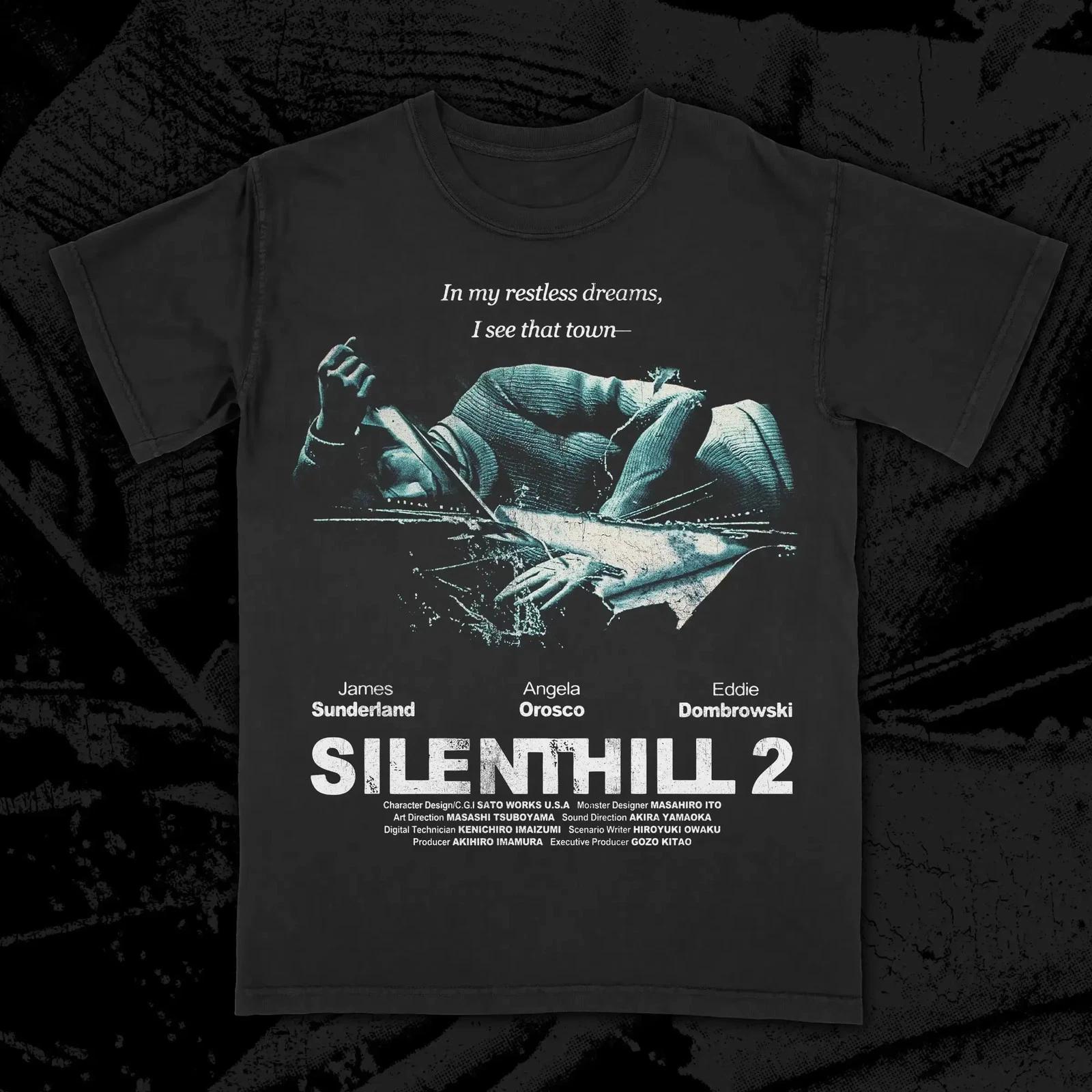 Silent Hill 100 Cotton Printed TShirt Black Horror Game Style Unisex Gothic Style 100 Cotton Couple Streetwear Top M
Silent Hill 100 Cotton Printed TShirt Black Horror Game Style Unisex Gothic Style 100 Cotton Couple Streetwear Top M