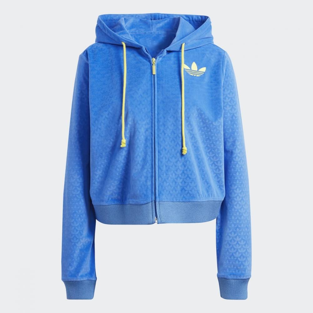 Велюровый капюшон Adidas на молнии BLUBIR 
Велюровый капюшон Adidas на молнии BLUBIR