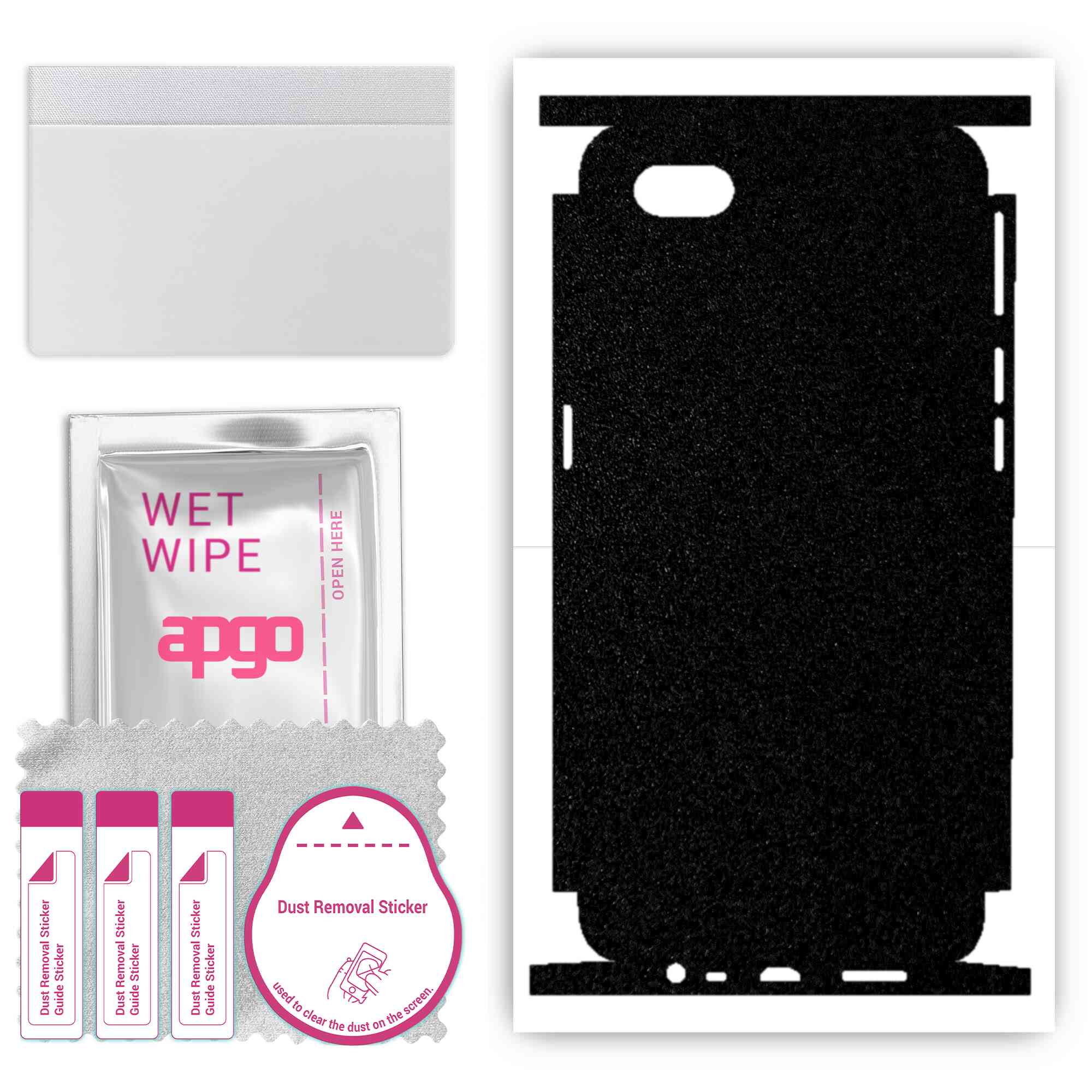 apgo Protective Skin Sticker for the back+sides compatible with Oppo A1k, Full Wrap Film, Foil, Vinyl - Pattern Matte Black
apgo Protective Skin Sticker for the back+sides compatible with Oppo A1k, Full Wrap Film, Foil, Vinyl - Pattern Matte Black