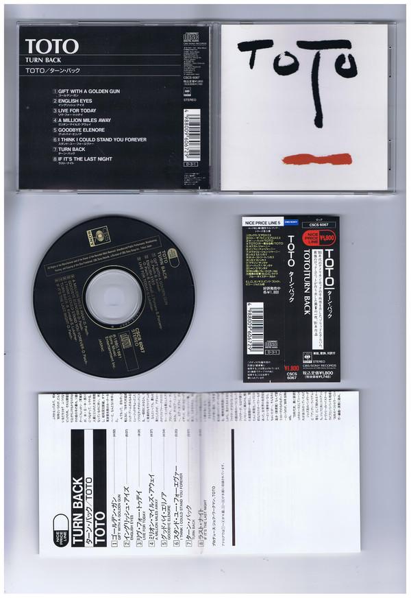 CD TOTO - Turn Back CSCS6067 CBS/Sony 1991 Japan Rock Used 
CD TOTO - Turn Back CSCS6067 CBS/Sony 1991 Japan Rock Used