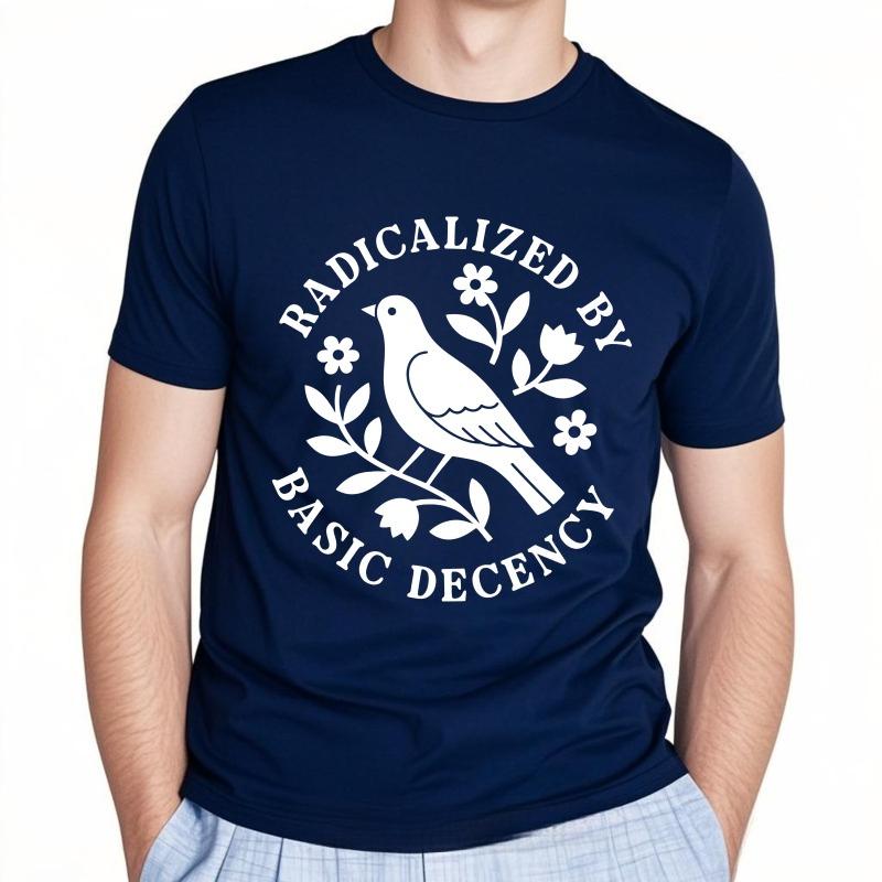 Classic Boys Summer T Shirt Radicalized By Basic Decency Bird Flower Design Printed Women Unisexs Clothing 2026 New Tshirt 4XL
Classic Boys Summer T Shirt Radicalized By Basic Decency Bird Flower Design Printed Women Unisexs Clothing 2026 New Tshirt 4XL