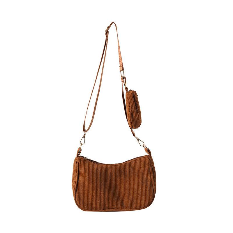 Chic Corduroy Shoulder Bag With Vintage Vibe And Street Style Flair коричневий
Chic Corduroy Shoulder Bag With Vintage Vibe And Street Style Flair коричневий