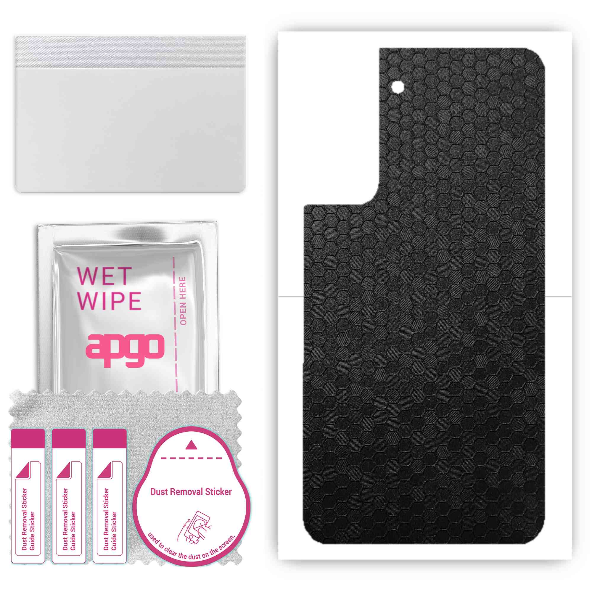 apgo Protective Skin Sticker for the back compatible with Samsung Galaxy S21 FE 5G, Wrap Film, Foil, Vinyl - Pattern Black Honeycomb
apgo Protective Skin Sticker for the back compatible with Samsung Galaxy S21 FE 5G, Wrap Film, Foil, Vinyl - Pattern Black Honeycomb
