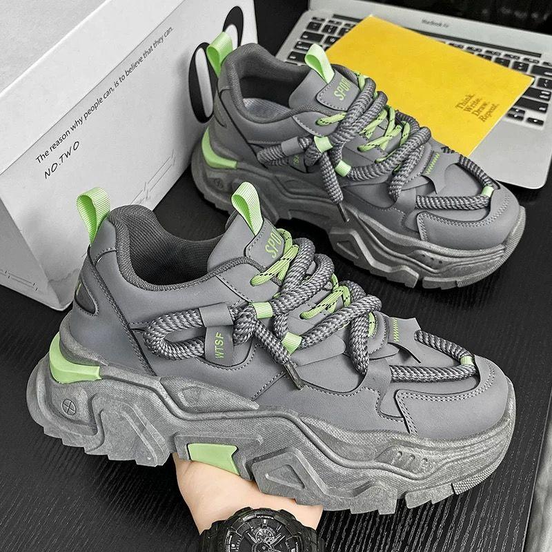 Trend Men s Sneakers Platform Vulcanized Korean Casual Shoes For Men Street Style Chunky Social White Shoes For Men Punk 39 сірий колір
Trend Men s Sneakers Platform Vulcanized Korean Casual Shoes For Men Street Style Chunky Social White Shoes For Men Punk 39 сірий колір