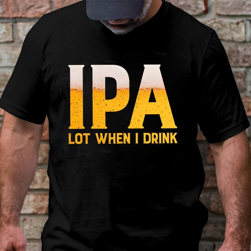 IPA Lot When I Drink T-Shirt for Men, Beer Foam Graphic Tee, Summer Short Sleeve O Neck Tops, Funny Beer Lover Gift for Party S разноцветный
IPA Lot When I Drink T-Shirt for Men, Beer Foam Graphic Tee, Summer Short Sleeve O Neck Tops, Funny Beer Lover Gift for Party S разноцветный