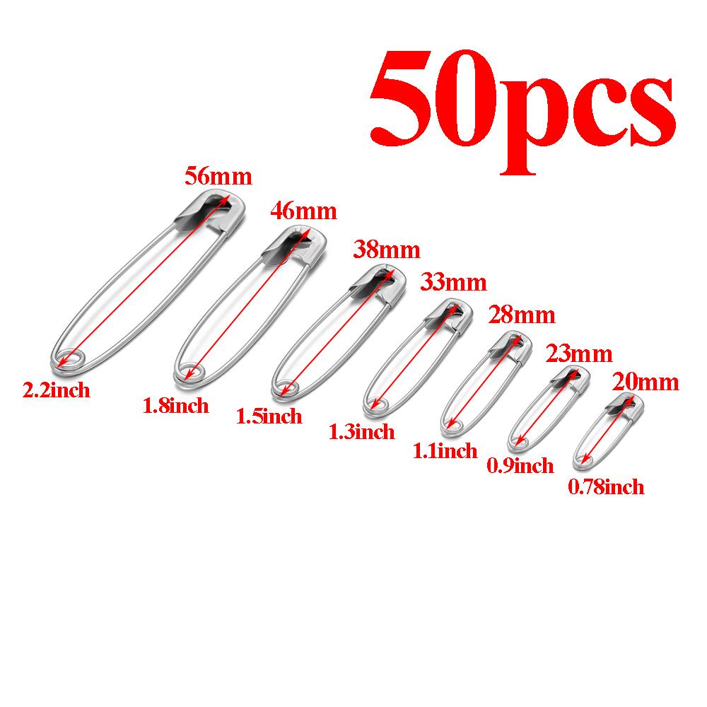 50-20pcs Stainless Steel Safety Pins DIY Sewing Tools Supplies Metal Needles Large Safety Pin Small Brooch Apparel Accessories 20mm
50-20pcs Stainless Steel Safety Pins DIY Sewing Tools Supplies Metal Needles Large Safety Pin Small Brooch Apparel Accessories 20mm