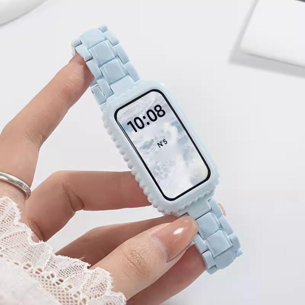 Имитация керамической смолы ремешок для часов браслет для Huawei Band 9/8/7/6 аксессуары для умных часов синий
Имитация керамической смолы ремешок для часов браслет для Huawei Band 9/8/7/6 аксессуары для умных часов синий