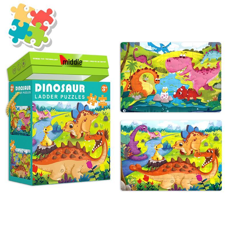 Domiba Kids Educational Puzzle for Ages 3-8: Early Learning Paper Puzzle Set
Domiba Kids Educational Puzzle for Ages 3-8: Early Learning Paper Puzzle Set