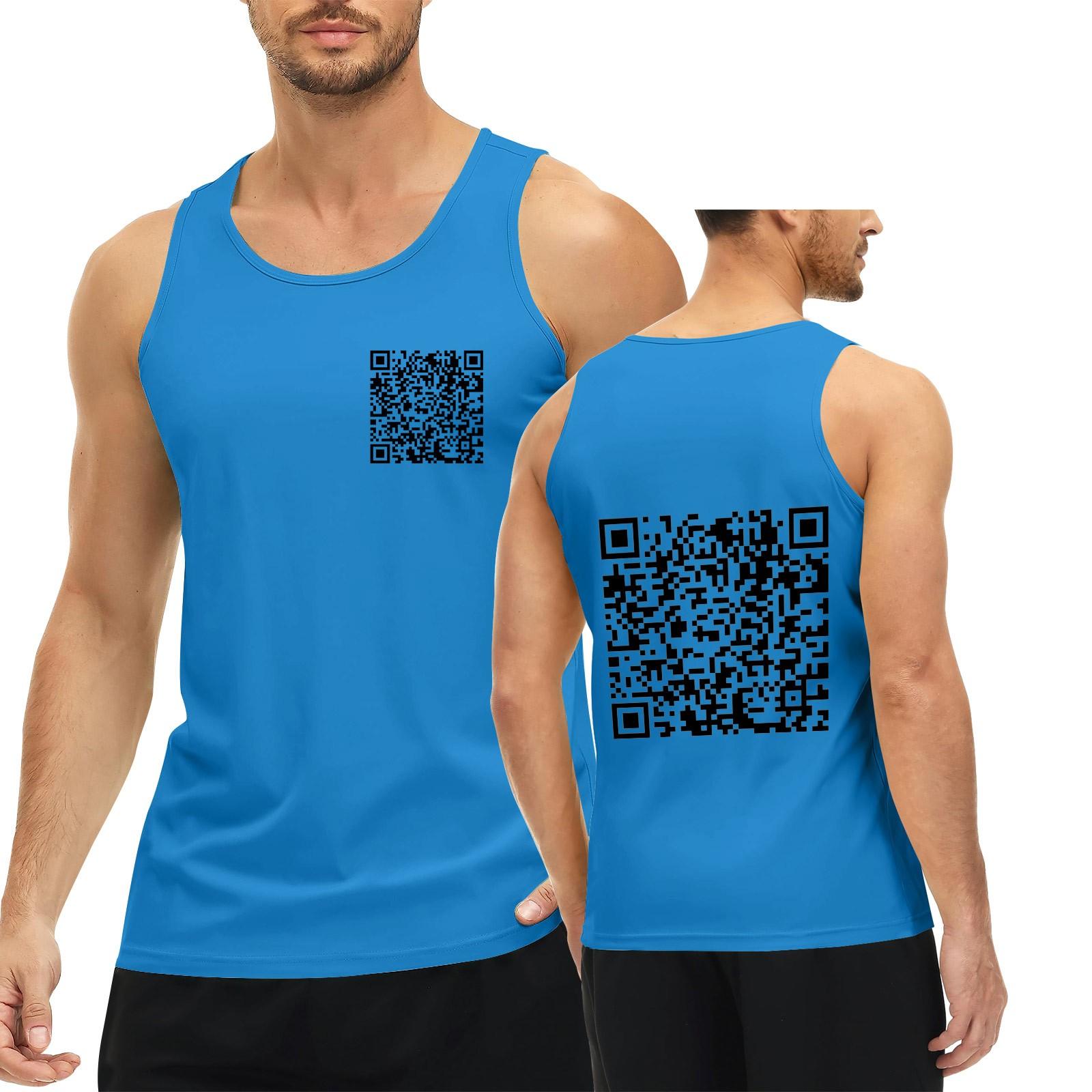 Мужской однотонный жилет с забавным двухмерным кодом XXL
Мужской однотонный жилет с забавным двухмерным кодом XXL