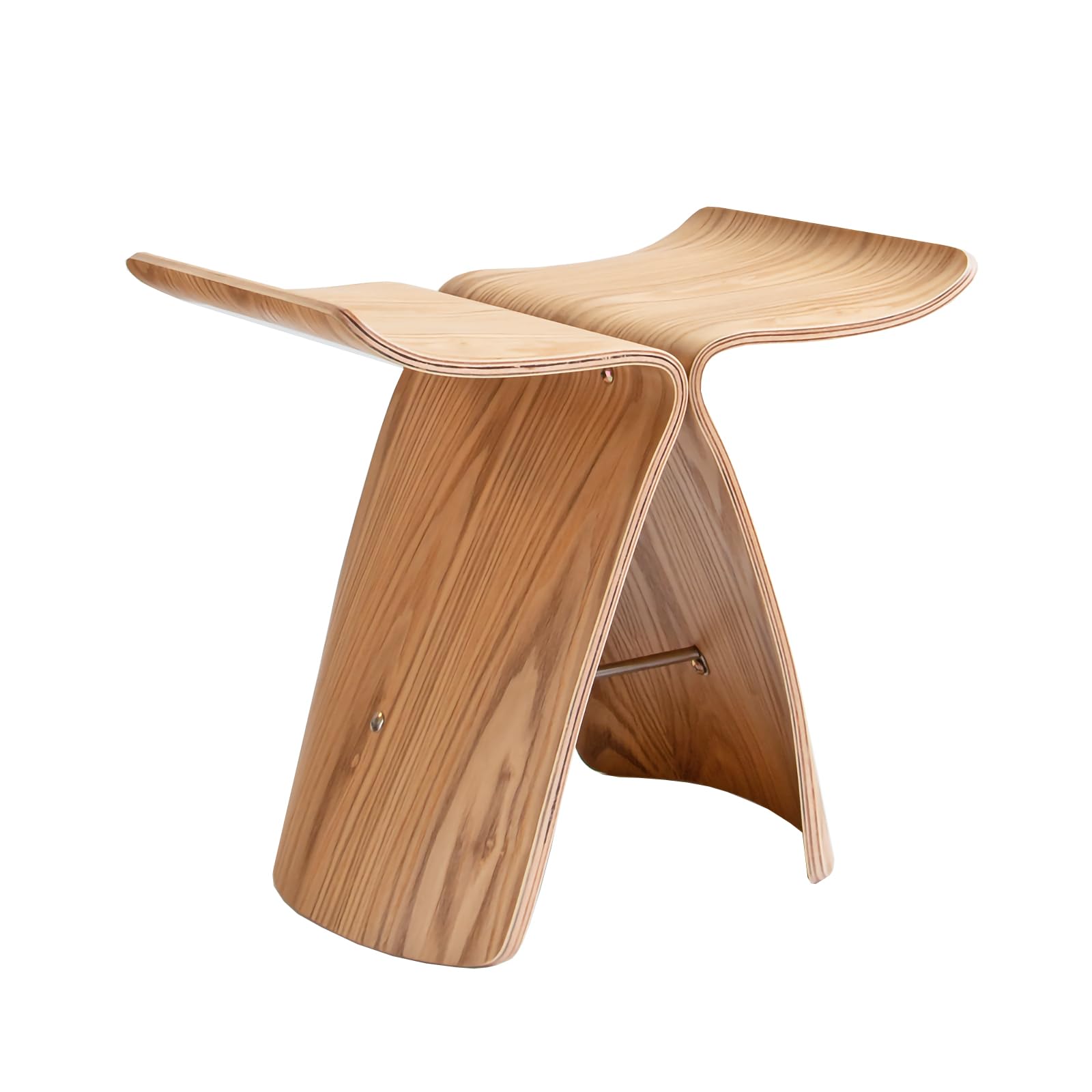 Sori Yanagi Butterfly Stool Wooden Stool Stylish Butterfly Chair Reproduction Object Entrance Luggage Rack (Natural Plywood)
Sori Yanagi Butterfly Stool Wooden Stool Stylish Butterfly Chair Reproduction Object Entrance Luggage Rack (Natural Plywood)
