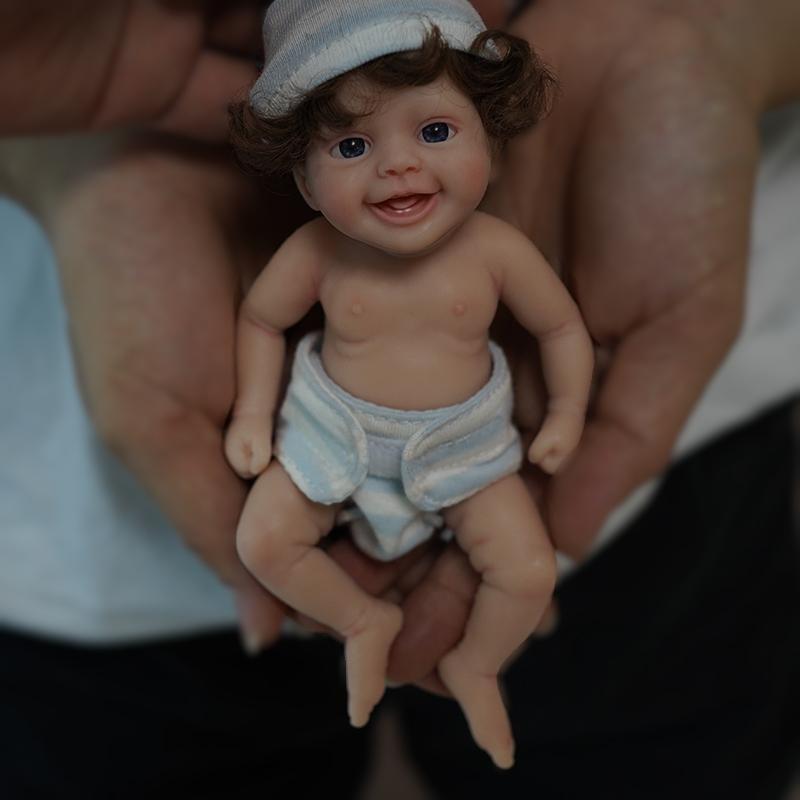 6-дюймовая силиконовая кукла для всего тела Micro Preemie с большими глазами Mason и Mila , реалистичная мини-кукла Reborn Bady Surprice для детей, антистресс
6-дюймовая силиконовая кукла для всего тела Micro Preemie с большими глазами Mason и Mila , реалистичная мини-кукла Reborn Bady Surprice для детей, антистресс