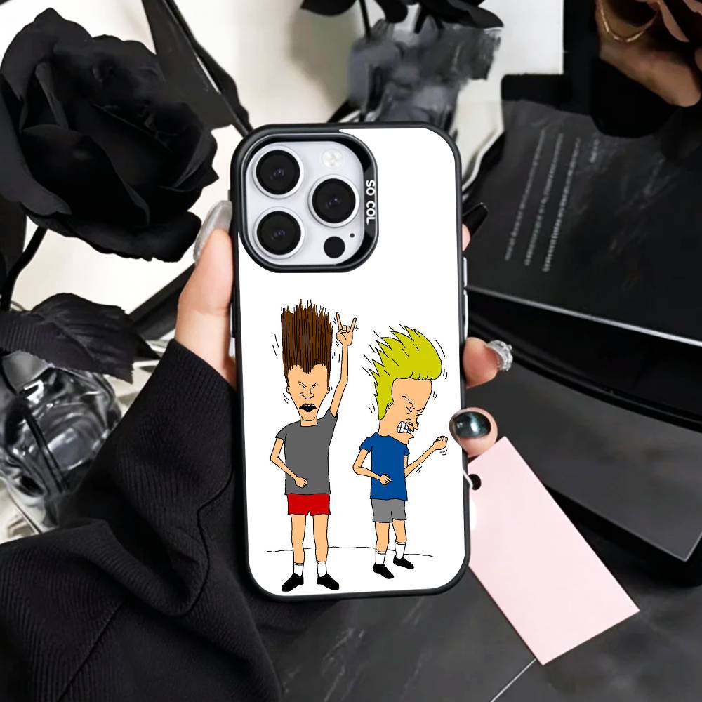 Cartoon B-Beavis and B-Butt-head Phone Case For iPhone17,16,15,14,13,12,11 Plus,Pro Max Colored Silver Plated Inside Cover iPhone14
Cartoon B-Beavis and B-Butt-head Phone Case For iPhone17,16,15,14,13,12,11 Plus,Pro Max Colored Silver Plated Inside Cover iPhone14