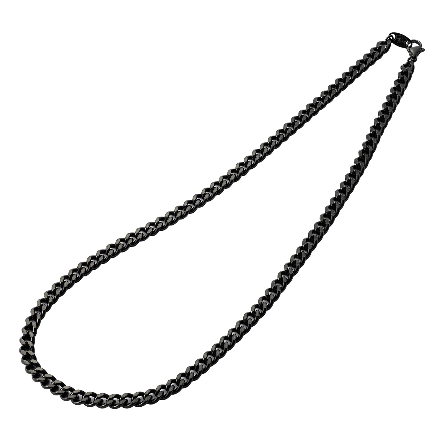 Phiten Titanium Carbide Chain Necklace, 45cm, Made with Pure Titanium, Titanium Carbide Coating, Black, Curb Chain, 45cm Length, for Men and Women
Phiten Titanium Carbide Chain Necklace, 45cm, Made with Pure Titanium, Titanium Carbide Coating, Black, Curb Chain, 45cm Length, for Men and Women