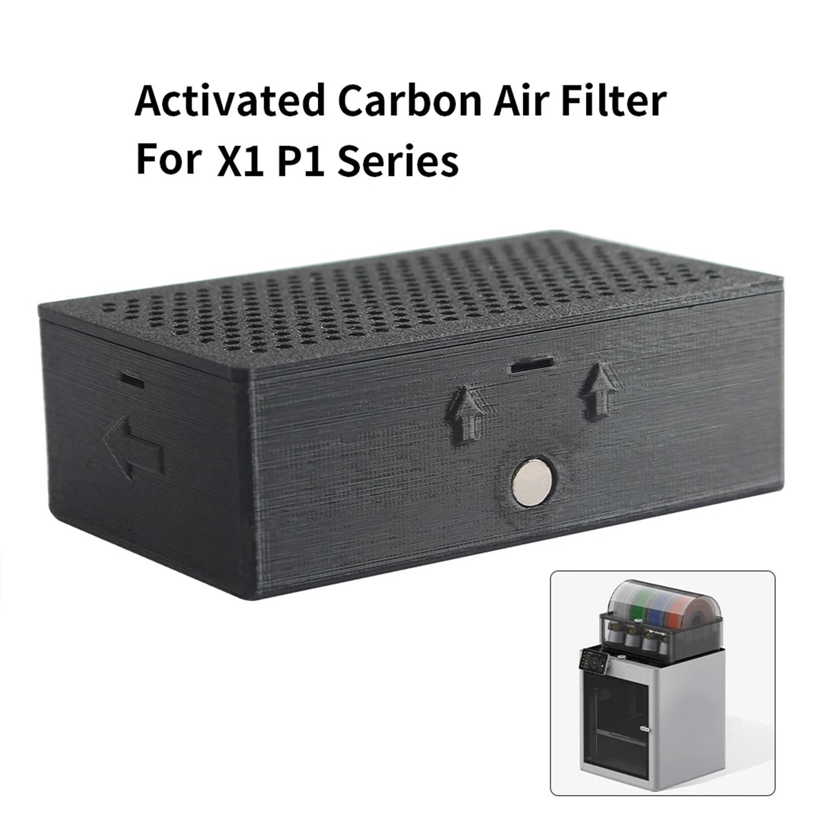 Activated Carbon Air Filter for Bambu Lab X1 P1P Series 3D Printers Odor Elimination Reusable Printing Air Purifier
Activated Carbon Air Filter for Bambu Lab X1 P1P Series 3D Printers Odor Elimination Reusable Printing Air Purifier