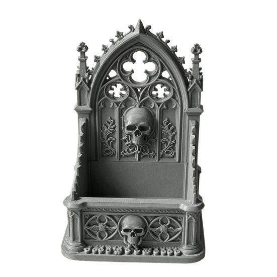 Storage Box Gothic Style with Hollow Patterns And Engraved Design Organizer for Aromatherapy Crystals Bracelets серый
Storage Box Gothic Style with Hollow Patterns And Engraved Design Organizer for Aromatherapy Crystals Bracelets серый