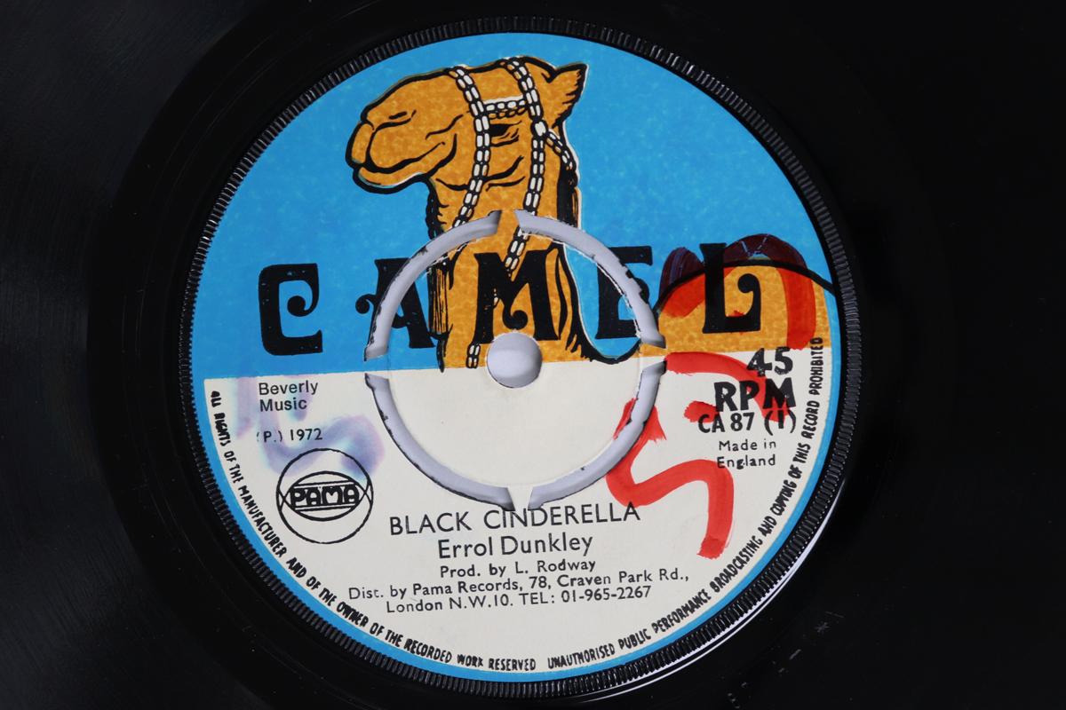 7inch Record ERROL DUNKLEY TROPIC SHADOWS Black Cinderella Our Anniversary CA87 CAMEL 1972 UK Reggae Ska Dub Used
7inch Record ERROL DUNKLEY TROPIC SHADOWS Black Cinderella Our Anniversary CA87 CAMEL 1972 UK Reggae Ska Dub Used