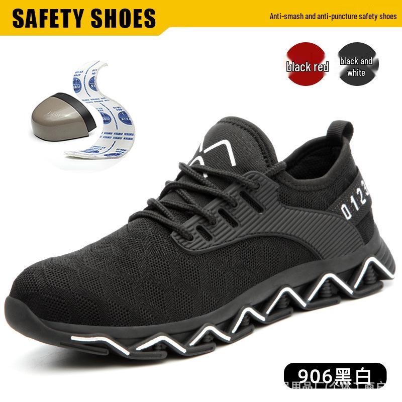 Men s Lightweight Safety Work Shoes: Anti-Smash, Anti-Puncture, Breathable, Slip-On Design
Men s Lightweight Safety Work Shoes: Anti-Smash, Anti-Puncture, Breathable, Slip-On Design