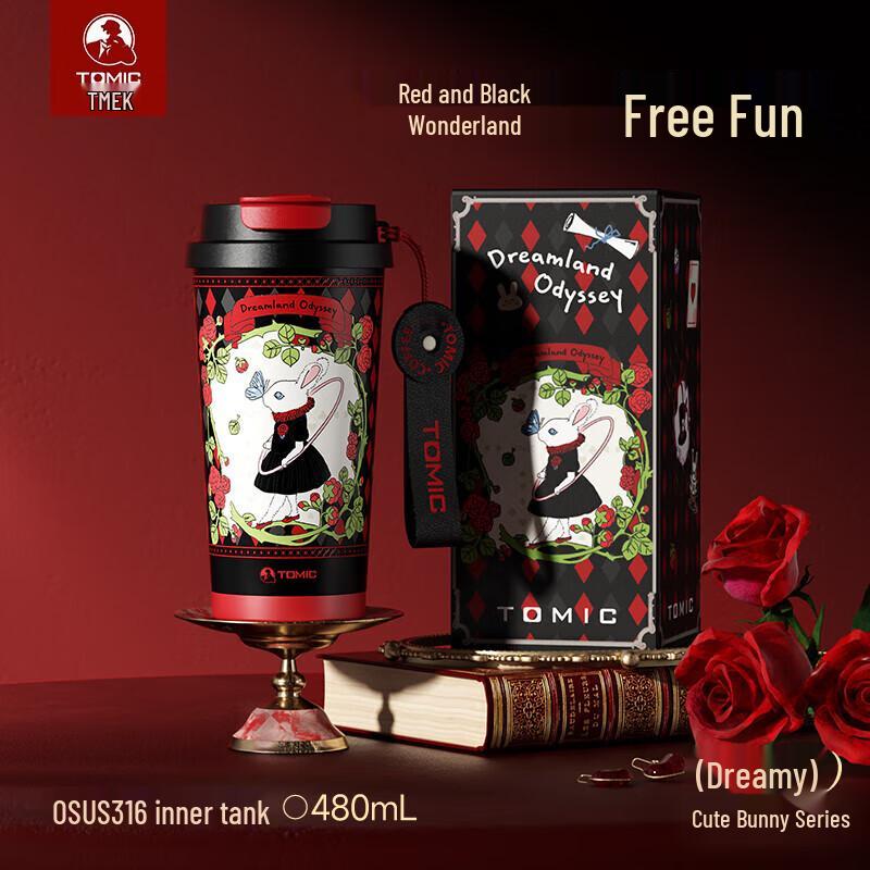 TOMIC Dream Wonderland Cute Rabbit Insulated Tumbler
TOMIC Dream Wonderland Cute Rabbit Insulated Tumbler