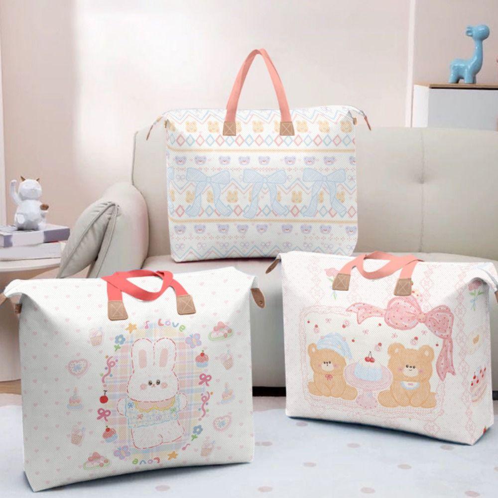 Large Capacity Clothes Quilt Storage Bag Cartoon Moving Packing Bag Cute Luggage Storage Bag Duvet XL-Style C
Large Capacity Clothes Quilt Storage Bag Cartoon Moving Packing Bag Cute Luggage Storage Bag Duvet XL-Style C
