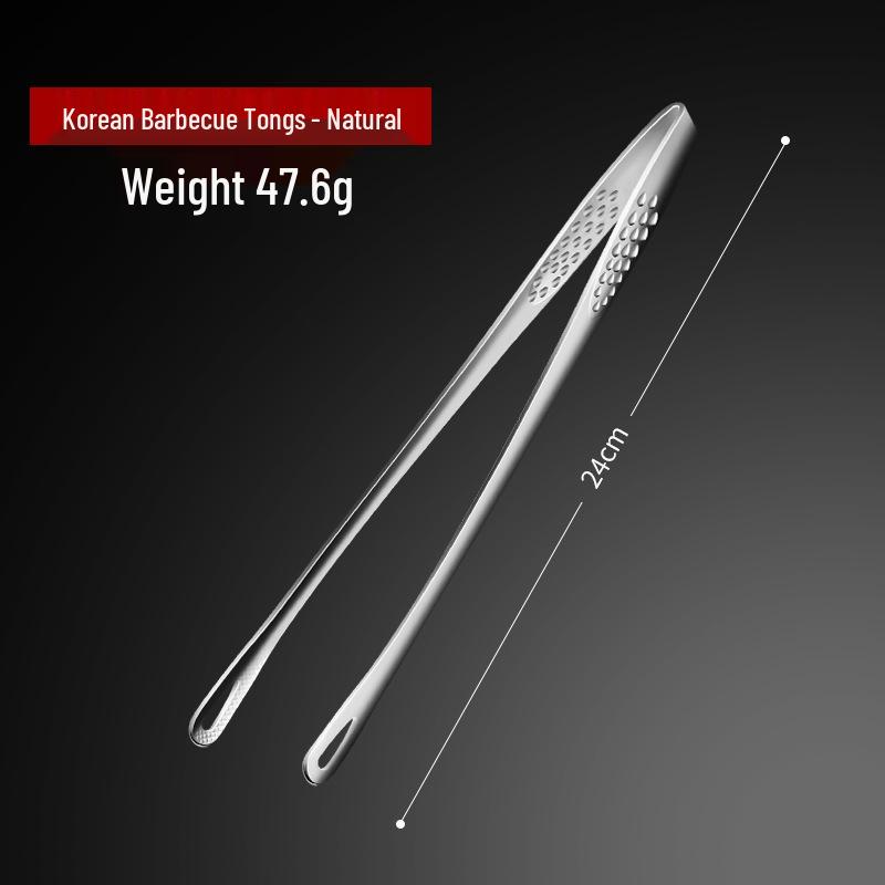 Щипцы из нержавеющей стали 304 для корейского барбекю и приготовления пищи - Удлиненные щипцы для стейка и шведского стола
Щипцы из нержавеющей стали 304 для корейского барбекю и приготовления пищи - Удлиненные щипцы для стейка и шведского стола