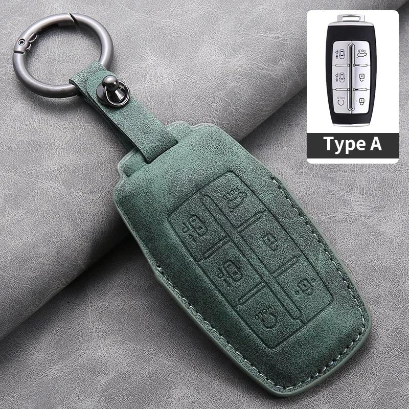 New Sport Fashion Leather Car Key Fob Case Cover 6 Button Shell Protector Bag For Hyundai Genesis GV60 GV70 GV80 G70 G80 G90
New Sport Fashion Leather Car Key Fob Case Cover 6 Button Shell Protector Bag For Hyundai Genesis GV60 GV70 GV80 G70 G80 G90